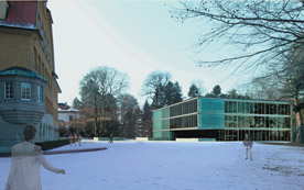 Visualisierung Neubau BG Bregenz Gallusstraße.